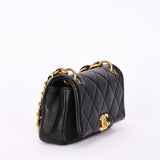 Chanel Mini Bag Black Calfskin AGHW