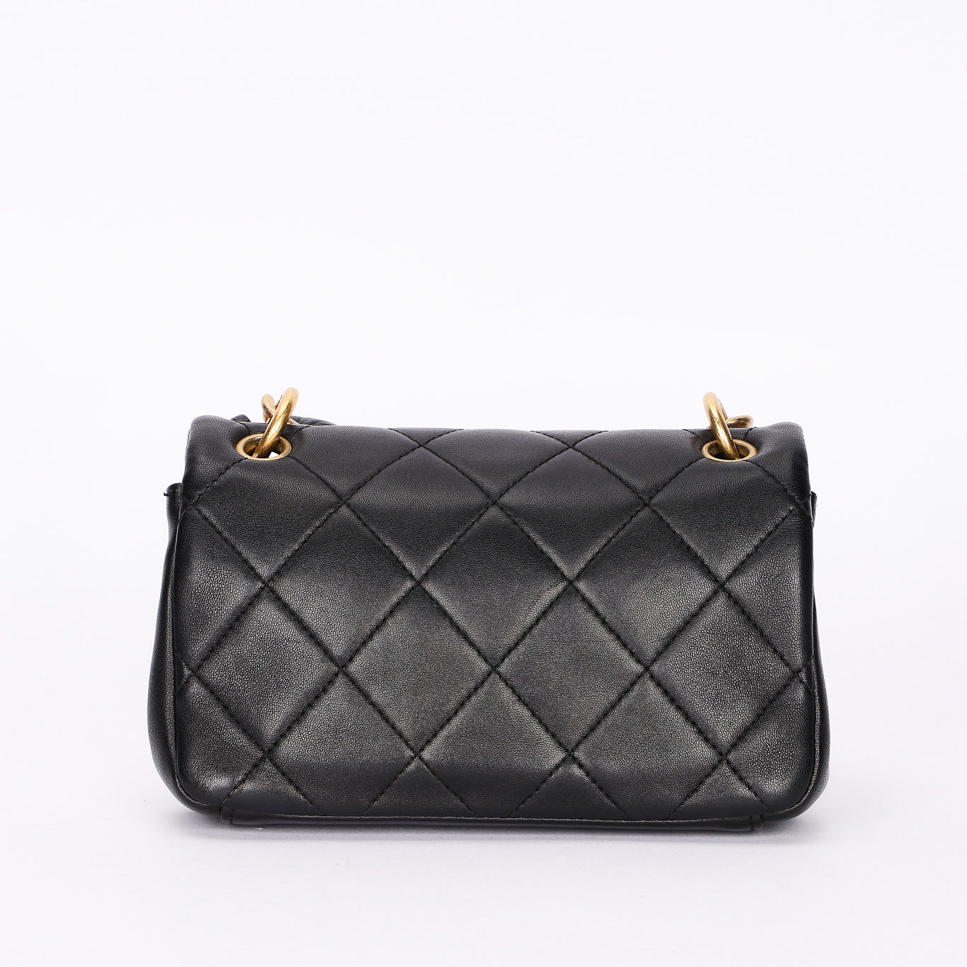 Chanel Mini Bag Black Calfskin AGHW