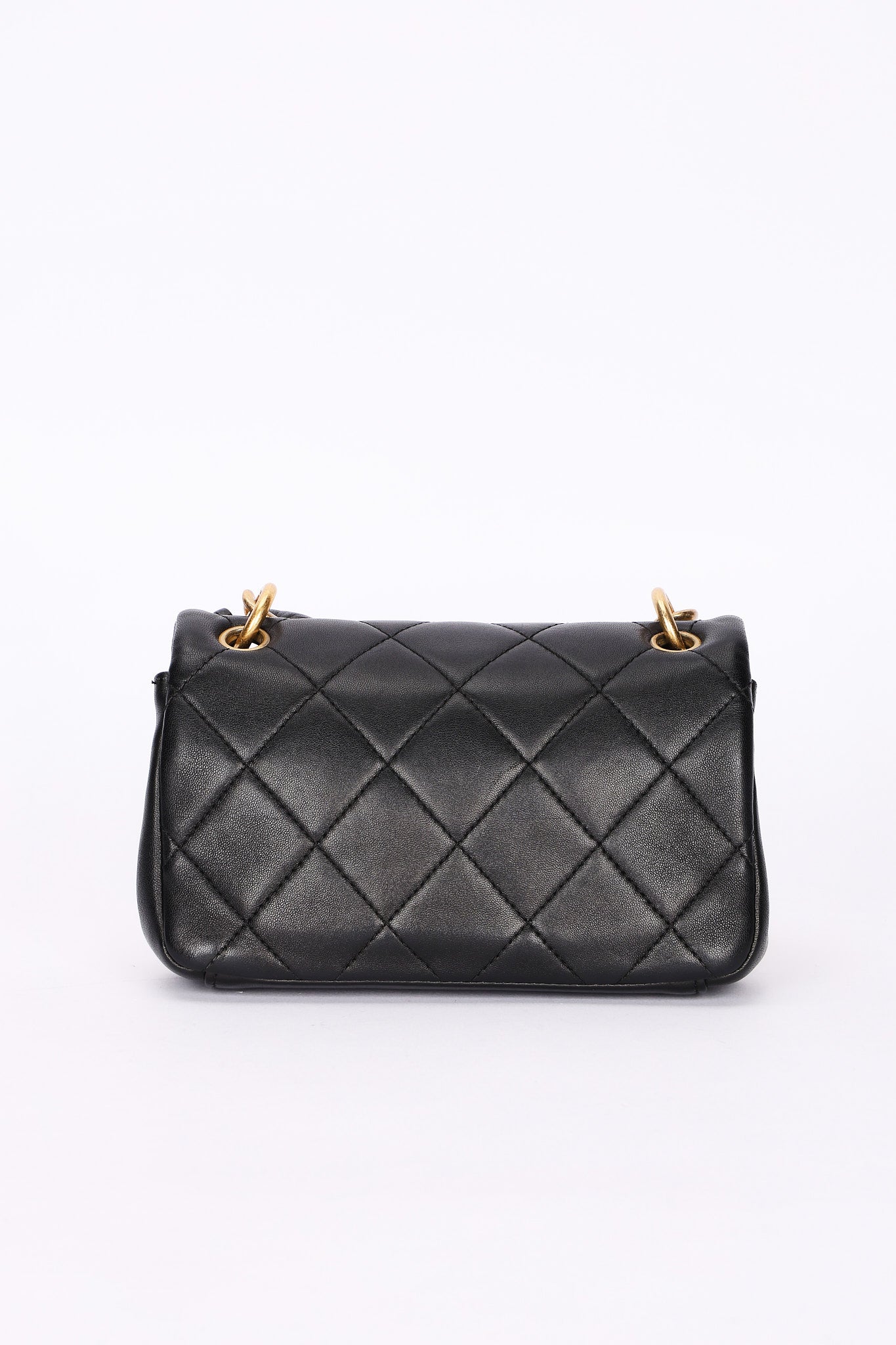 Chanel Mini Bag Black Calfskin AGHW
