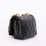 Chanel Mini Bag Black Calfskin AGHW