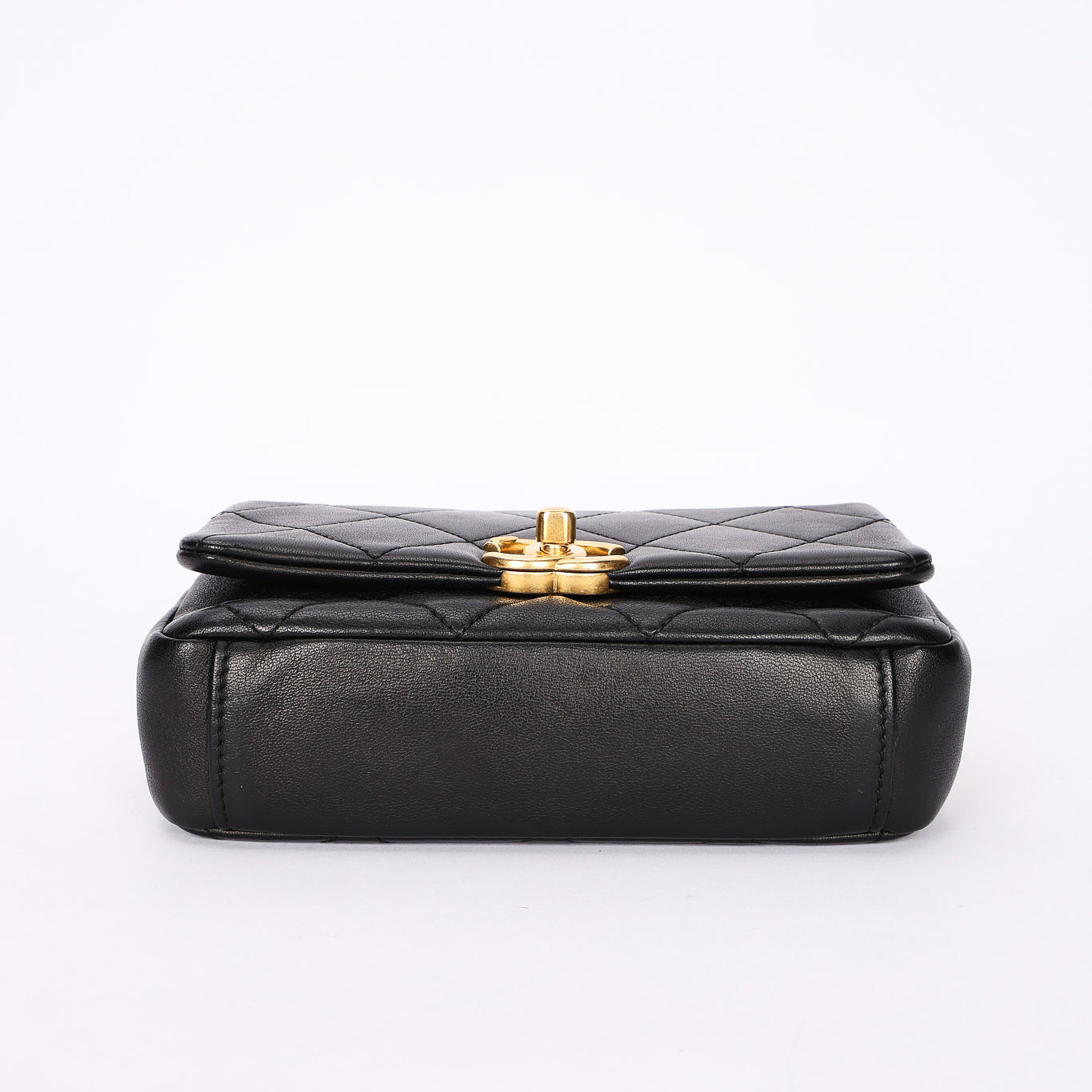 Chanel Mini Bag Black Calfskin AGHW