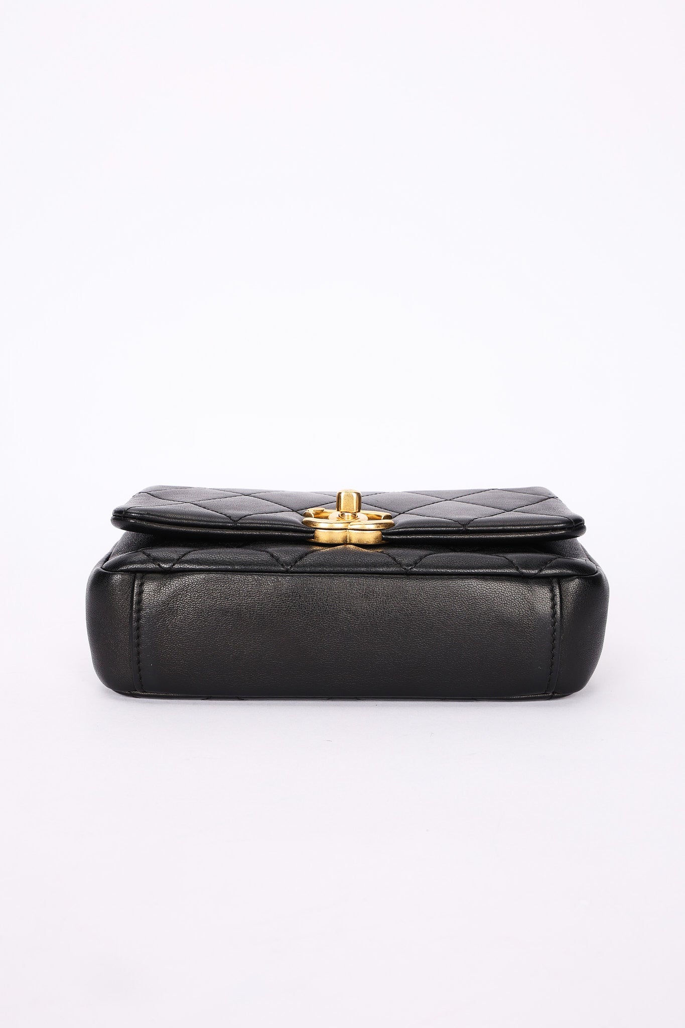 Chanel Mini Bag Black Calfskin AGHW
