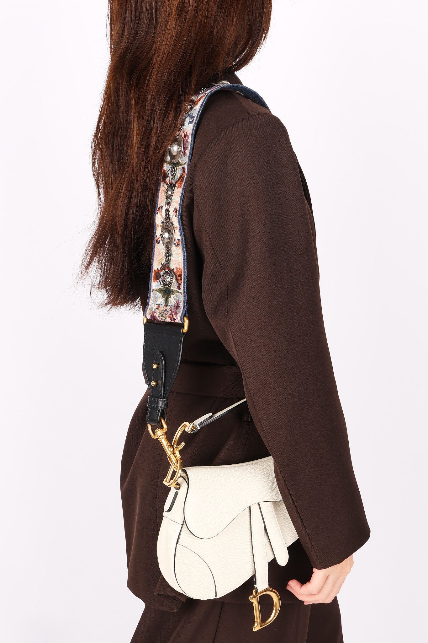 Dior Mini Saddle with Guitar Strap