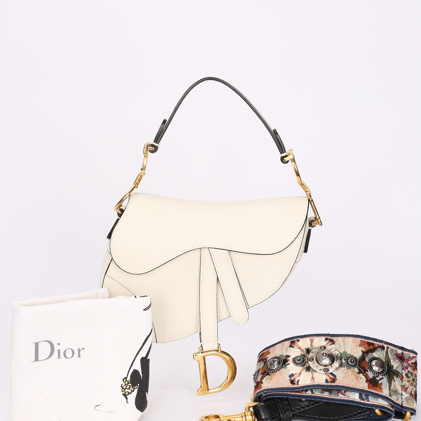 Dior Mini Saddle with Guitar Strap