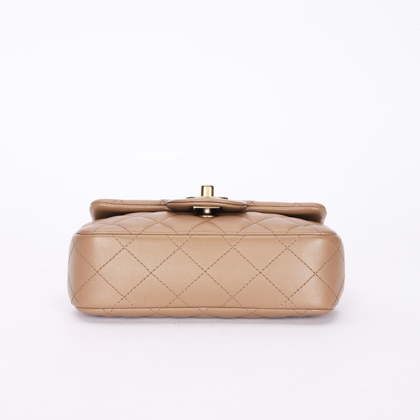 Chanel Extra Mini Classic Single Flap Taupe ACGHW