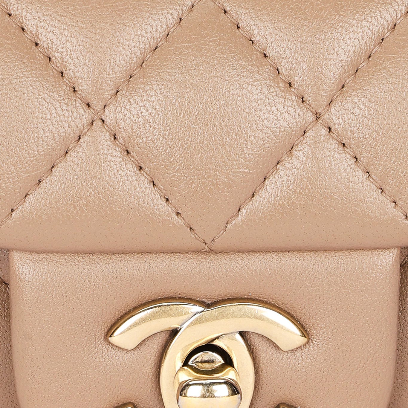 Chanel Extra Mini Classic Single Flap Taupe ACGHW