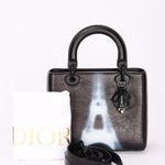 Dior Medium Lady Eiffel Tower Crinkled Calfskin