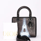 Dior Medium Lady Eiffel Tower Crinkled Calfskin