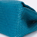 Bottega Veneta Intrecciato Shoulder Bag Cobalt Blue