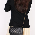 Chanel Wallet on Chain Black Caviar GHW