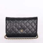 Chanel Wallet on Chain Black Caviar GHW