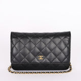 Chanel Wallet on Chain Black Caviar GHW