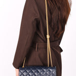 Chanel Bag Navy Lambskin AGHW