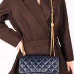 Chanel Bag Navy Lambskin AGHW
