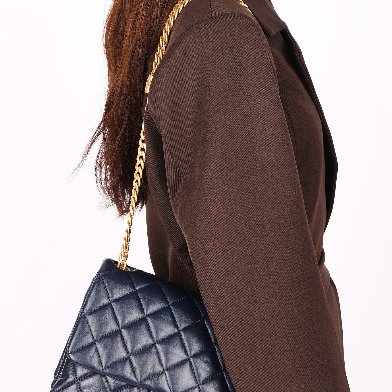 Chanel Bag Navy Lambskin AGHW