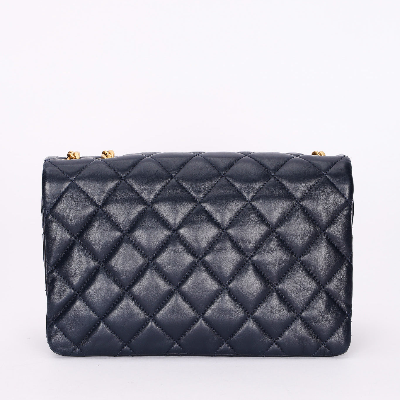 Chanel Bag Navy Lambskin AGHW