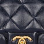 Chanel Bag Navy Lambskin AGHW