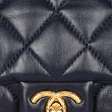 Chanel Bag Navy Lambskin AGHW