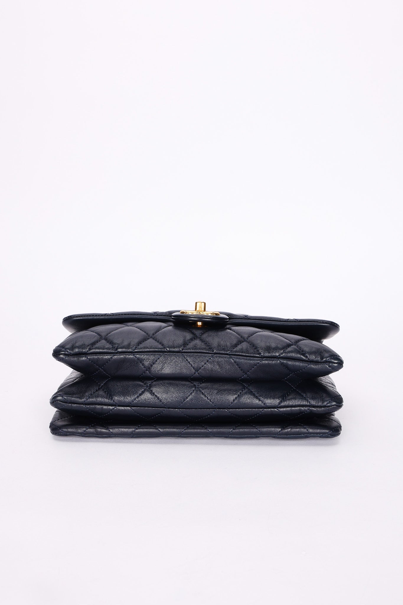 Chanel Bag Navy Lambskin AGHW