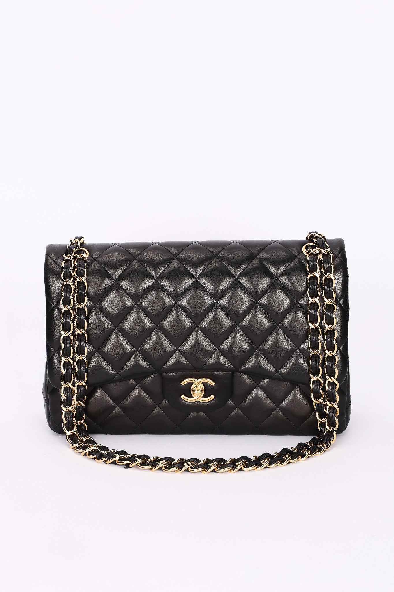 Chanel Jumbo Classic Double Flap Black Lambskin GHW