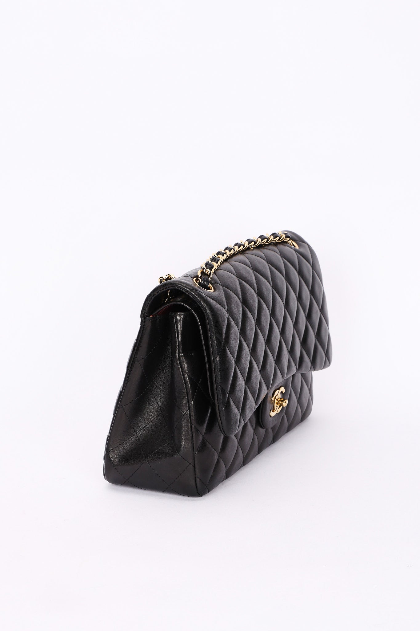 Chanel Jumbo Classic Double Flap Black Lambskin GHW