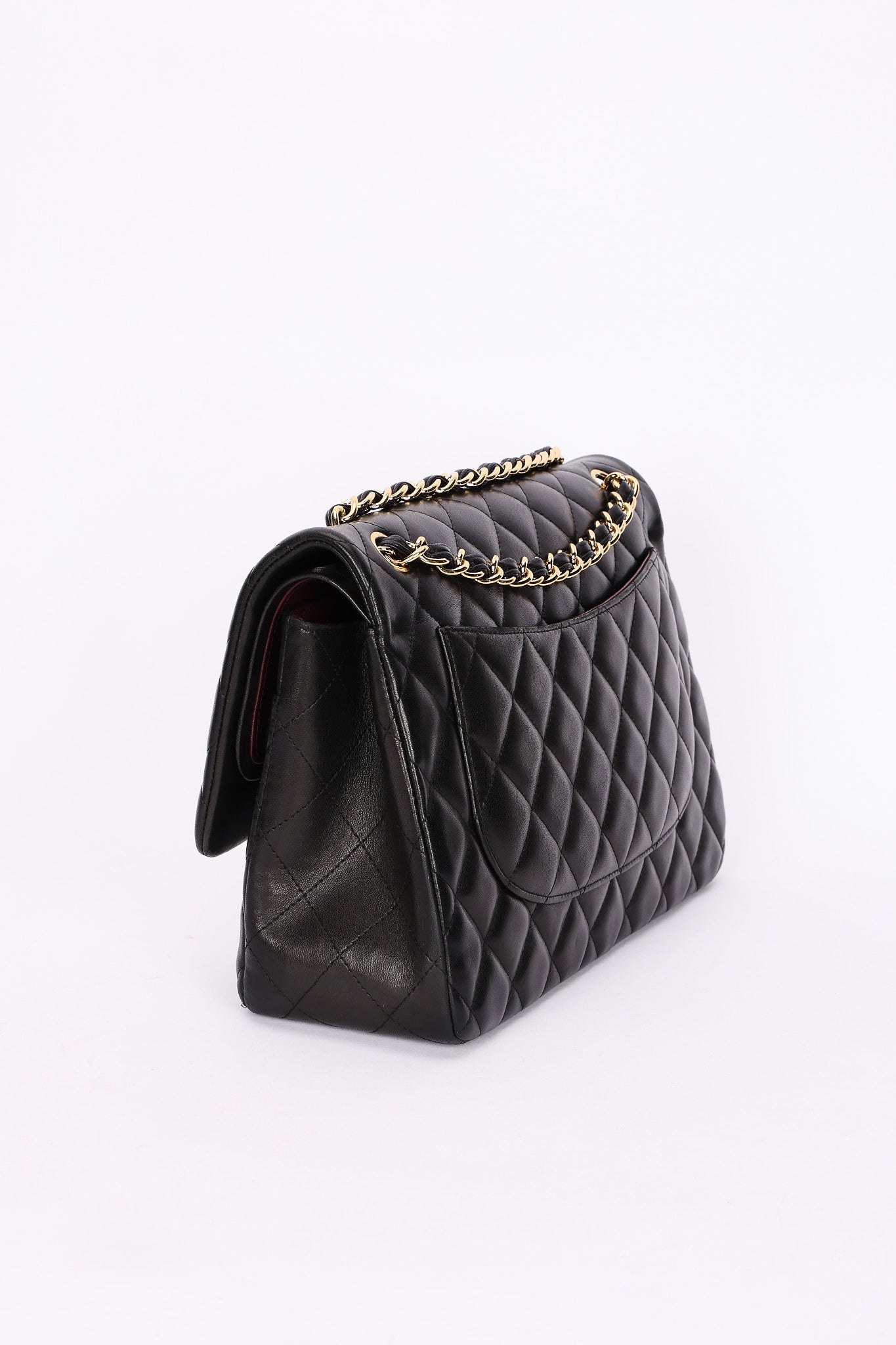 Chanel Jumbo Classic Double Flap Black Lambskin GHW