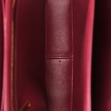 Celine Teen Triomphe Crossbody Bag Burgundy Lizard