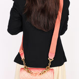 Chanel Small Sunset On The Sea Single Flap Coral Caviar AGHW