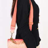 Chanel Small Sunset On The Sea Single Flap Coral Caviar AGHW
