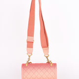 Chanel Small Sunset On The Sea Single Flap Coral Caviar AGHW