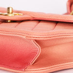 Chanel Small Sunset On The Sea Single Flap Coral Caviar AGHW