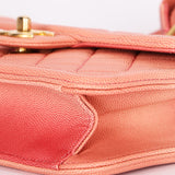 Chanel Small Sunset On The Sea Single Flap Coral Caviar AGHW