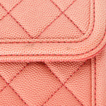 Chanel Small Sunset On The Sea Single Flap Coral Caviar AGHW
