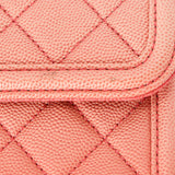 Chanel Small Sunset On The Sea Single Flap Coral Caviar AGHW