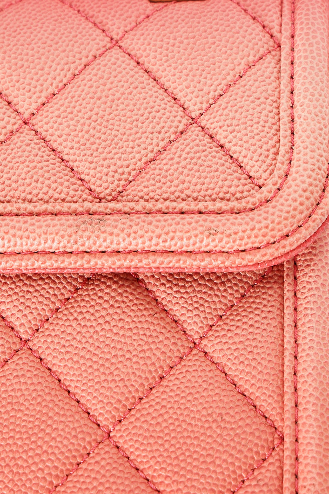 Chanel Small Sunset On The Sea Single Flap Coral Caviar AGHW