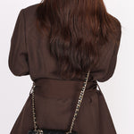 Chanel Coco Charms Mini Rectangular Black Lambskin 2020 CGHW