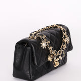 Chanel Lambskin Rectangle Charms Flap Bag