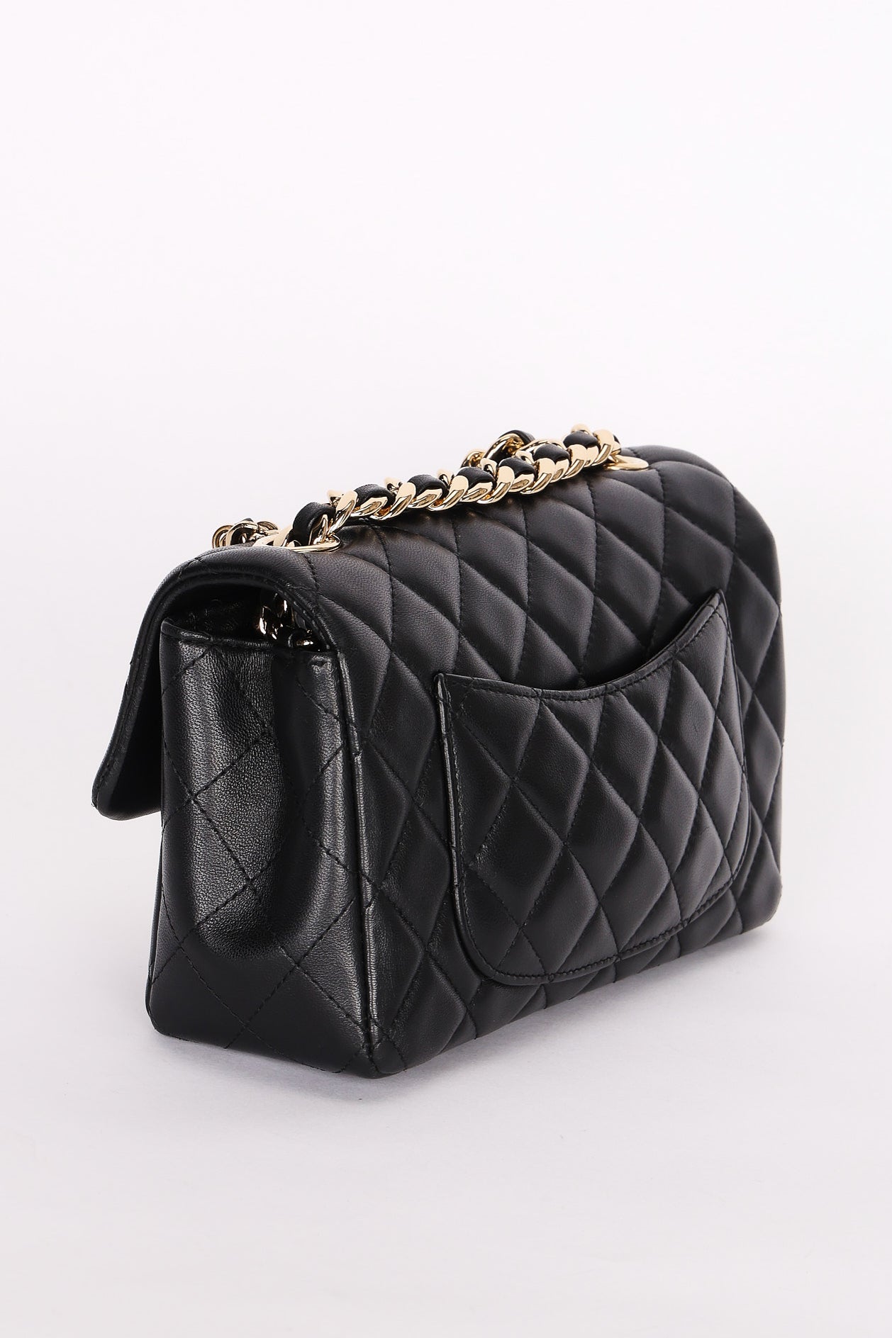 Chanel Lambskin Rectangle Charms Flap Bag