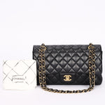 Chanel Medium Classic Double Flap Black Lambskin GHW
