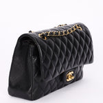 Chanel Medium Classic Double Flap Black Lambskin GHW