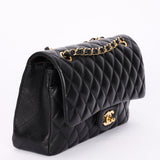 Chanel Medium Classic Double Flap Black Lambskin GHW