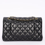 Chanel Medium Classic Double Flap Black Lambskin GHW
