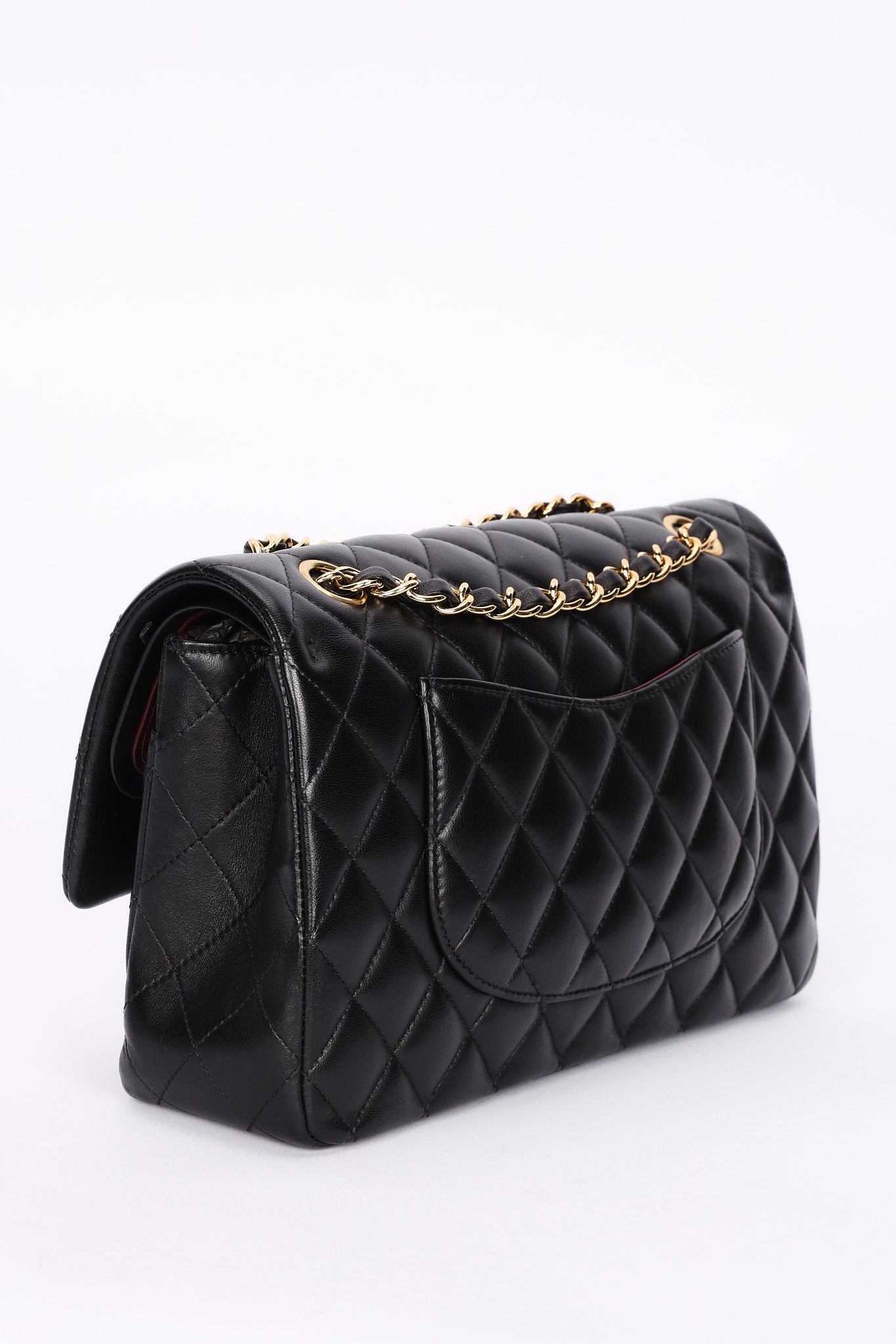 Chanel Medium Classic Double Flap Black Lambskin GHW
