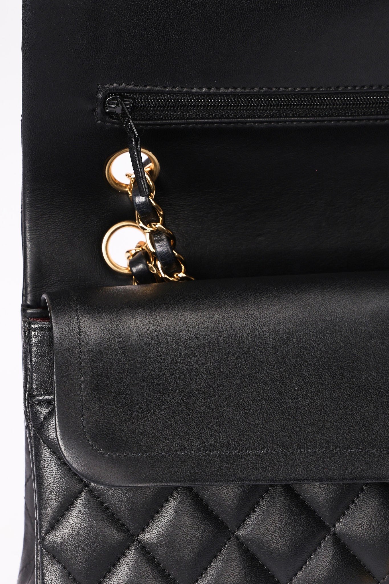 Chanel Medium Classic Double Flap Black Lambskin GHW