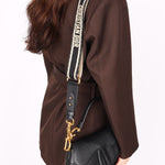 Dior Mini Saddle Bag with Guitar Strap