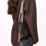 Dior Mini Saddle Bag with Guitar Strap