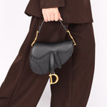 Dior Mini Saddle Bag with Guitar Strap