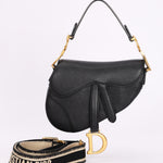 Dior Mini Saddle Bag with Guitar Strap