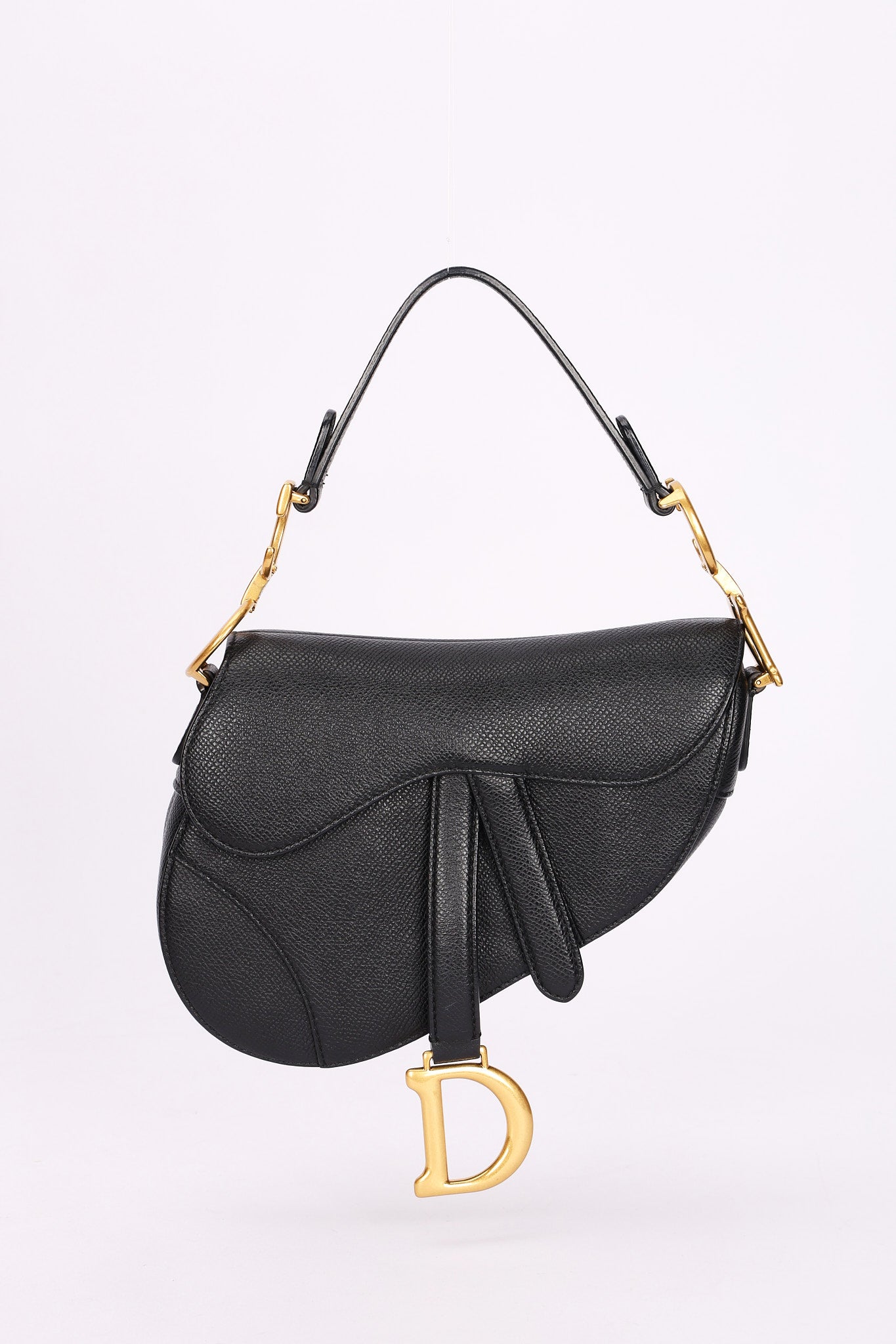Dior Mini Saddle Bag with Guitar Strap
