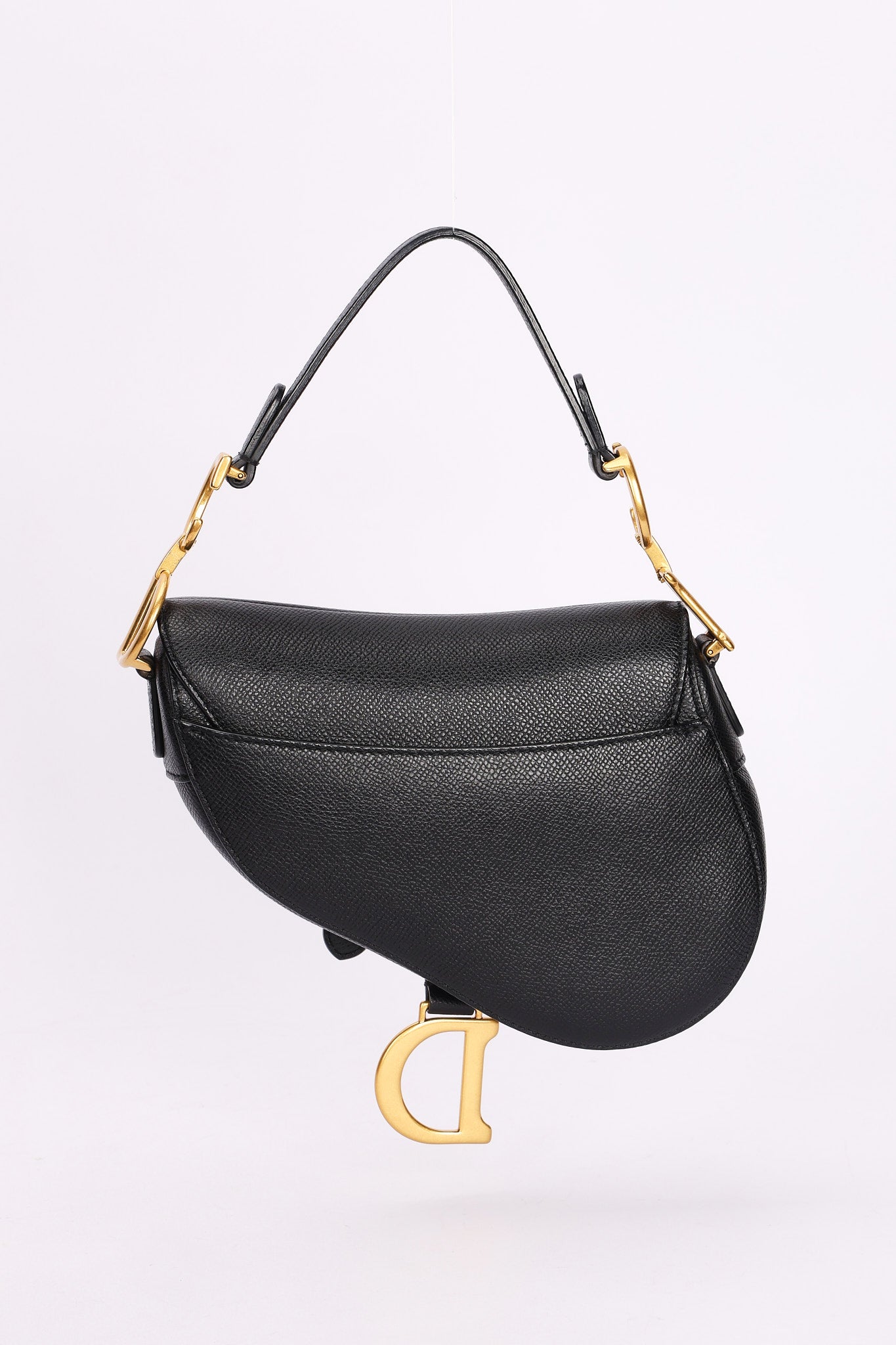 Dior Mini Saddle Bag with Guitar Strap